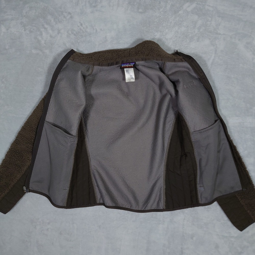 VTG Patagonia Synchilla Deep Pile Fleece Sherpa Jacket Womens S Full Zip 23071 - Picture 8 of 13